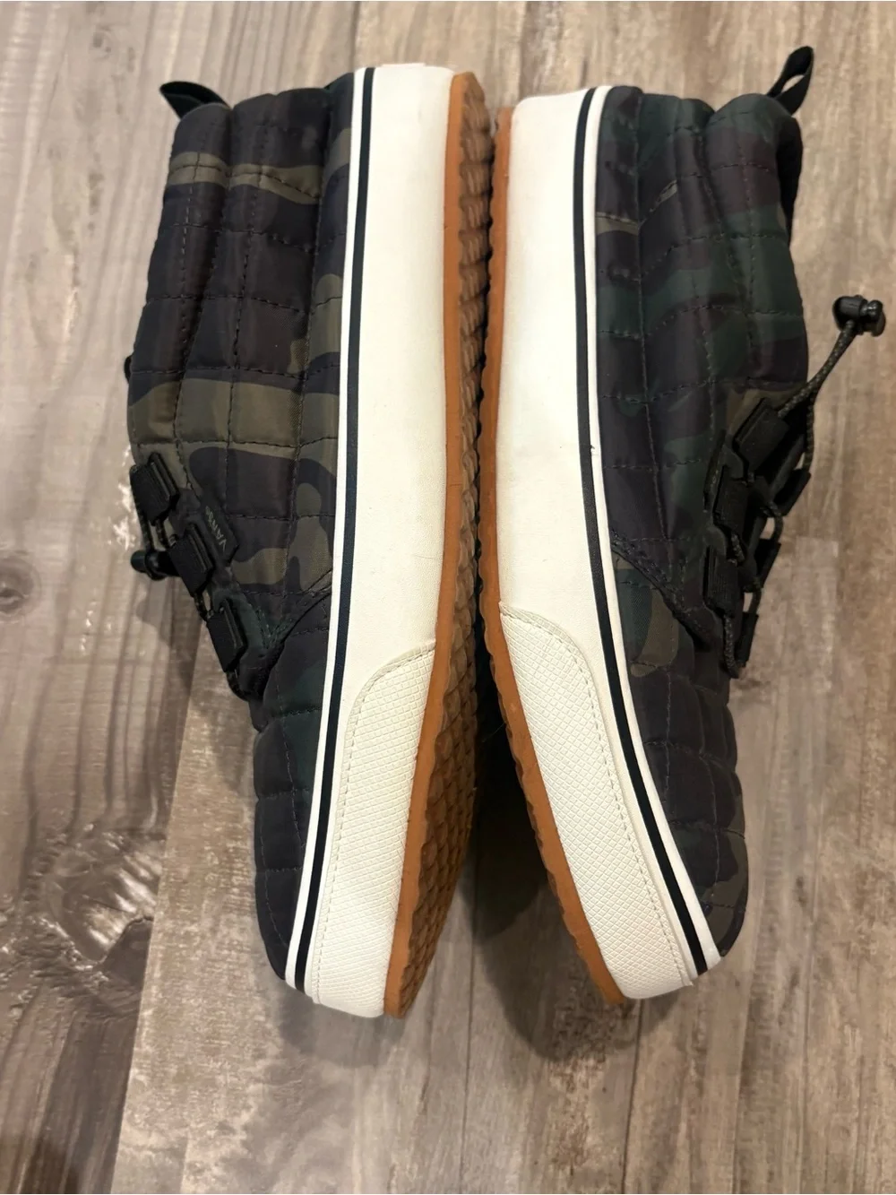 Vans Nylon Chukka Slip-Er in Woodland Camo Men’s SZ 10 UltraCush